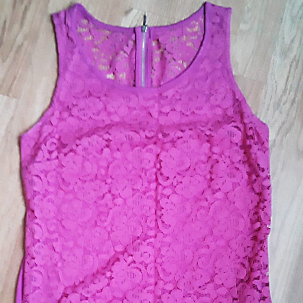 Pink Lace Top